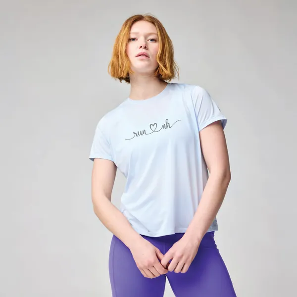 BROOKS W DASH SHORT SLEEVE- RUN NH HALOGEN BLUE