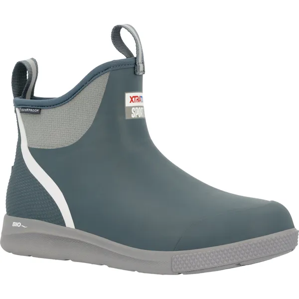 XtraTuf Ankle Deck Boot Sport - Men's Stormy Blue