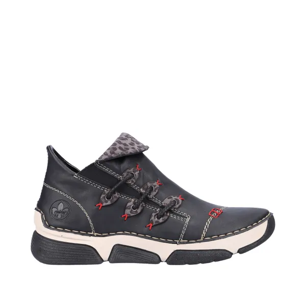 Rieker / Remonte Angela 83 Black / Leo-Grey