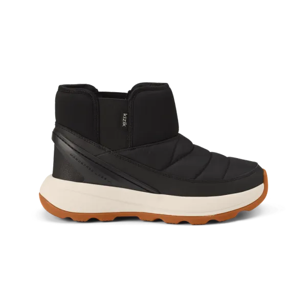 Kizik Women's Juno 2 Low Insulated (200g) BLACK/WHITECAP GRAY