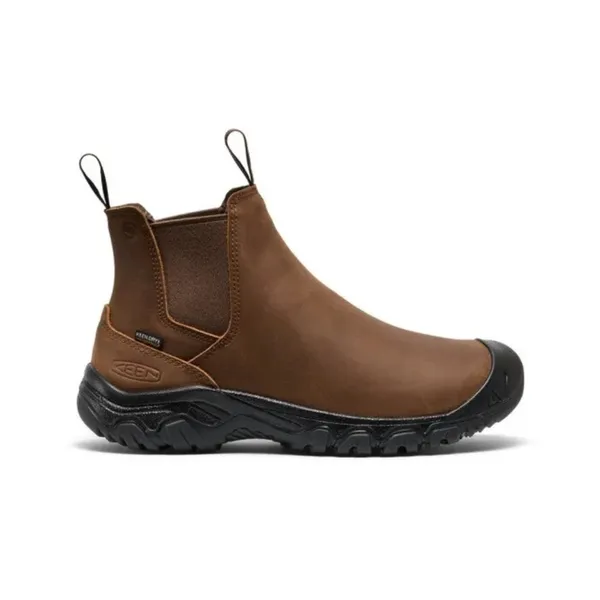 KEEN Anchorage IV Waterproof Wide - Men's Dark Earth / Black