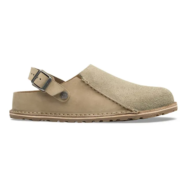 Birkenstock Lutry Premium Shearling Taupe