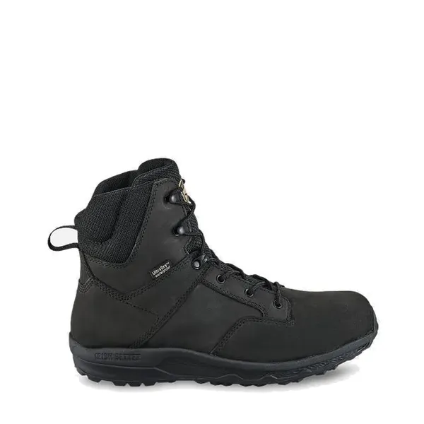 Irish Setter Men's Clearwater 6-inch Waterproof Leather Safety Toe Boot BLACK