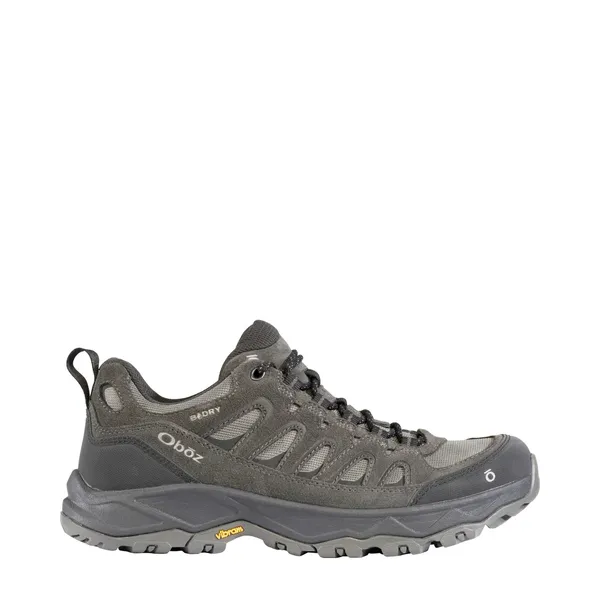 Oboz Men's Sawtooth Ascent Low Waterproof CHARCOAL