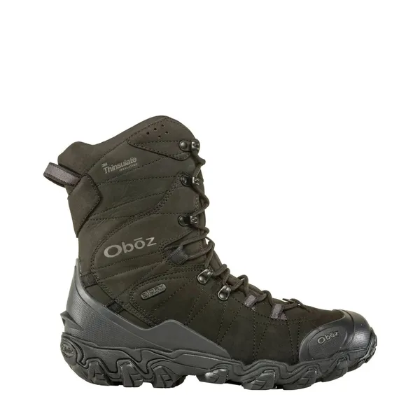 Oboz Men's Bridger 10" (400g Insulation) MIDNIGHT BLACK