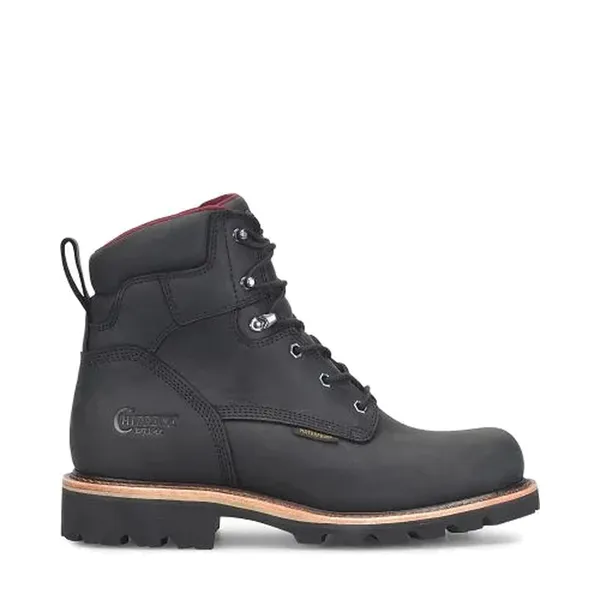 Chippewa Men's Super Dna 6" Waterproof Lace-Up CHARCOAL (BLACK)