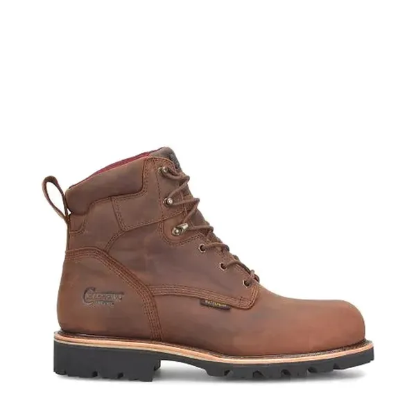 Chippewa Men's Super Dna 6" Waterproof Insulated (400g) Lace-Up WALNUT