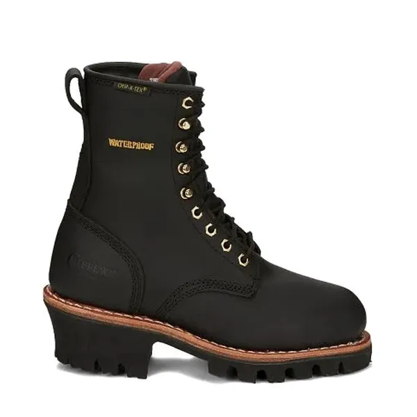 Chippewa Women's Tinsley 8" Waterproof Insulated (400g) Steel Toe BLACK OILED