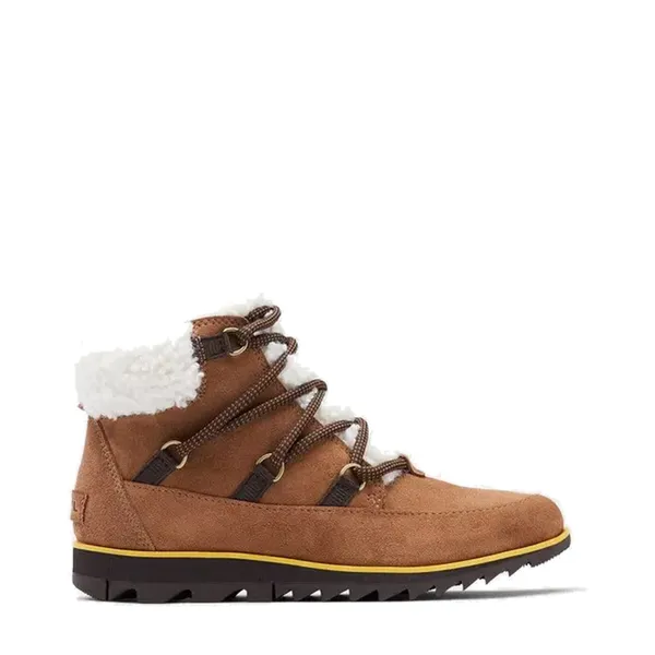 Sorel Women's Harlow Lace Cozy VELVET TAN/BLACKENED BROWN
