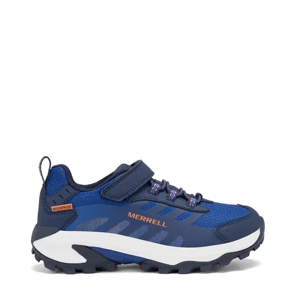Merrell Kids' Moab Speed 2 Low A/C WP BLUE/NAVY