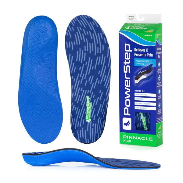 Powerstep Pinnacle High Arch Blue
