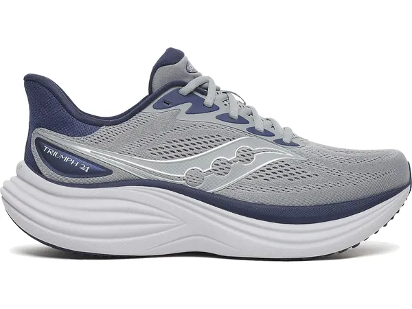Saucony Men's Triumph 24 Wide Fossil / Naval