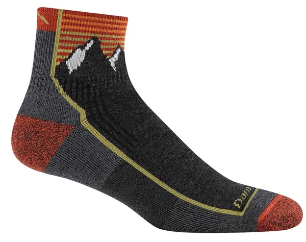 DARN TOUGH SOCKS M HIKER QUARTER MOUNTAIN GRAY
