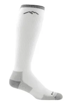 DARN TOUGH SOCKS MEN'S WESTERNER OVER-THE-CALF LIGHTWEIGHT WORK SOCK WHITE