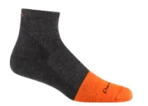 DARN TOUGH SOCKS MEN'S STEELY QUARTER MIDWEIGHT WORK SOCK GRAPHITE