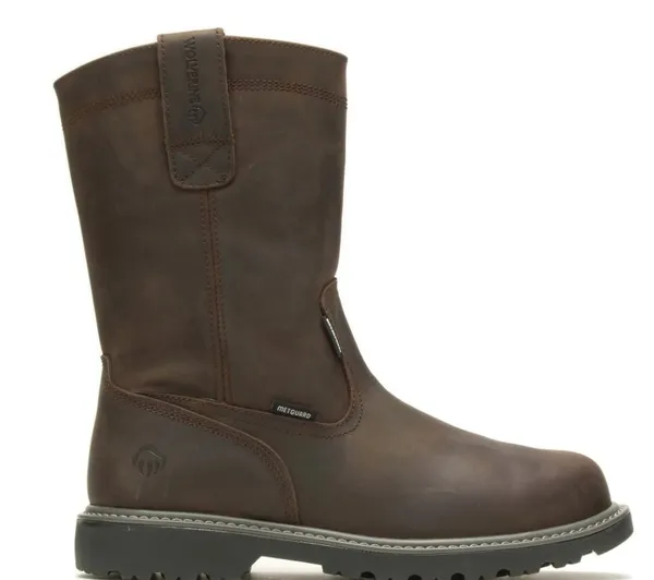 WOLVERINE WOLVERINE FLOORHAND MET-GUARD WP 10 DARK COFFEE
