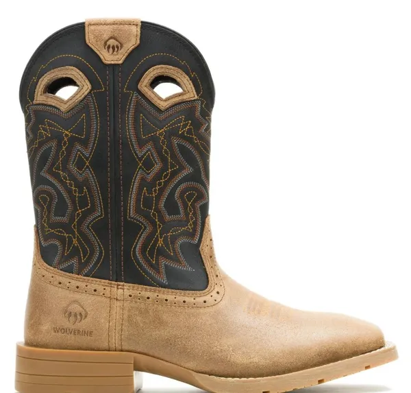 WOLVERINE WOLVERINE MEN'S WHEATLAND HYPERREST SOFT TOE BLACK