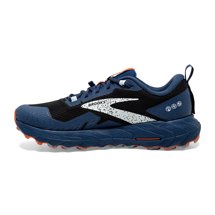 Brooks Men's Cascadia 17 GTX 062 Black/Blue/Firecracker