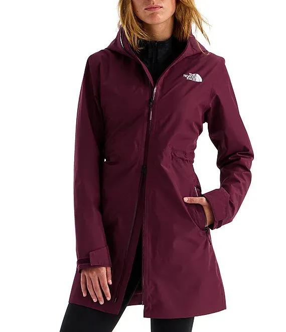 THE NORTH FACE W's DRYVENT™ Hikesteller Hooded Parka BURGUNDY CRUSH