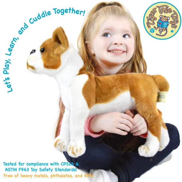 VIAHART TOY CO Life-Sized Dog Plush BOBBY BOSTON TERRIER