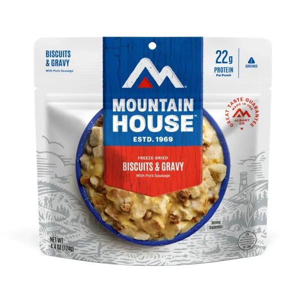MOUNTAIN HOUSE Biscuits and Gravy .