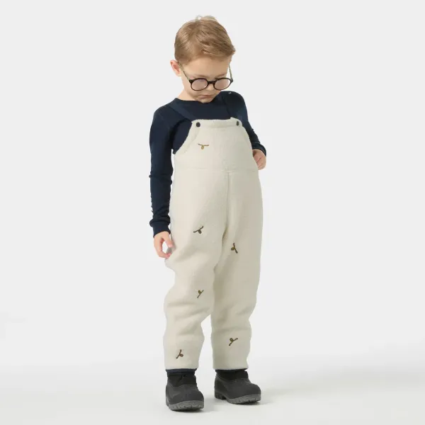HELLY HANSEN K's Frosty Pile Bib Pants CREAM