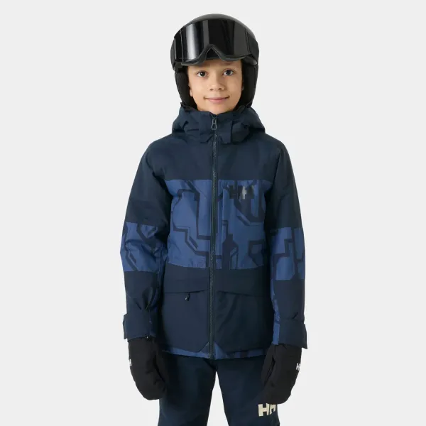 HELLY HANSEN K's Summit Ski Jacket 2.0 DARK BLUE