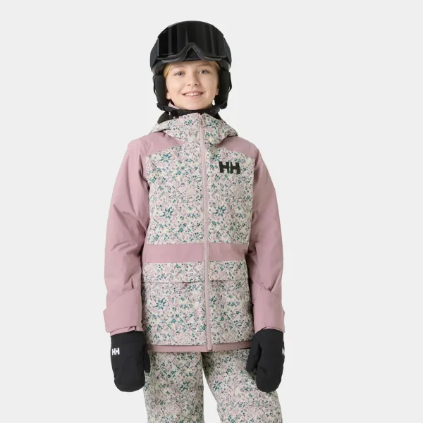 HELLY HANSEN K's Stellar Ski Jacket 2.0 PURPLE CLAY