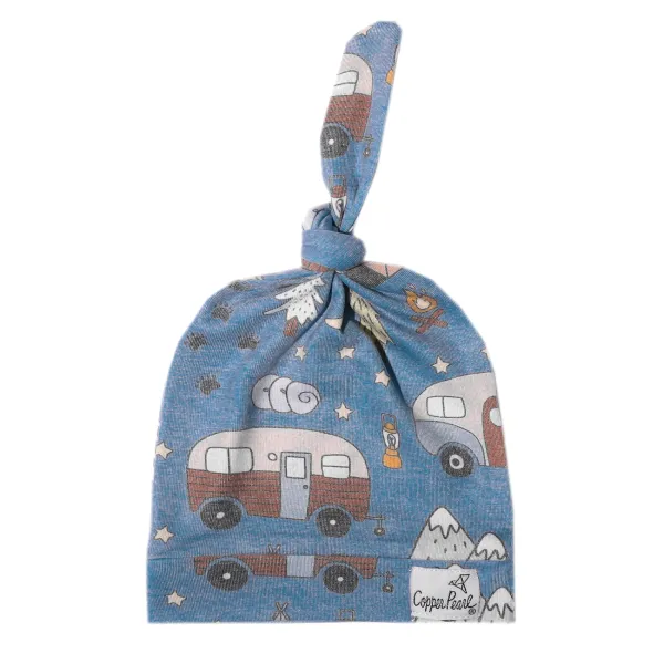 COPPER PEARL Baby Top Knot Hat BRIDGER