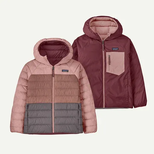 PATAGONIA K's Reversible Down Sweater™ Hoody FUZZY MAUVE