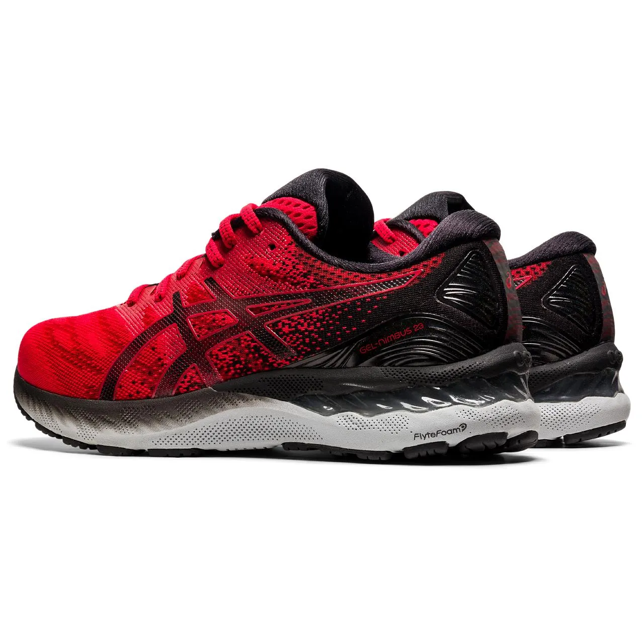 sepatu asics nimbus 23 red