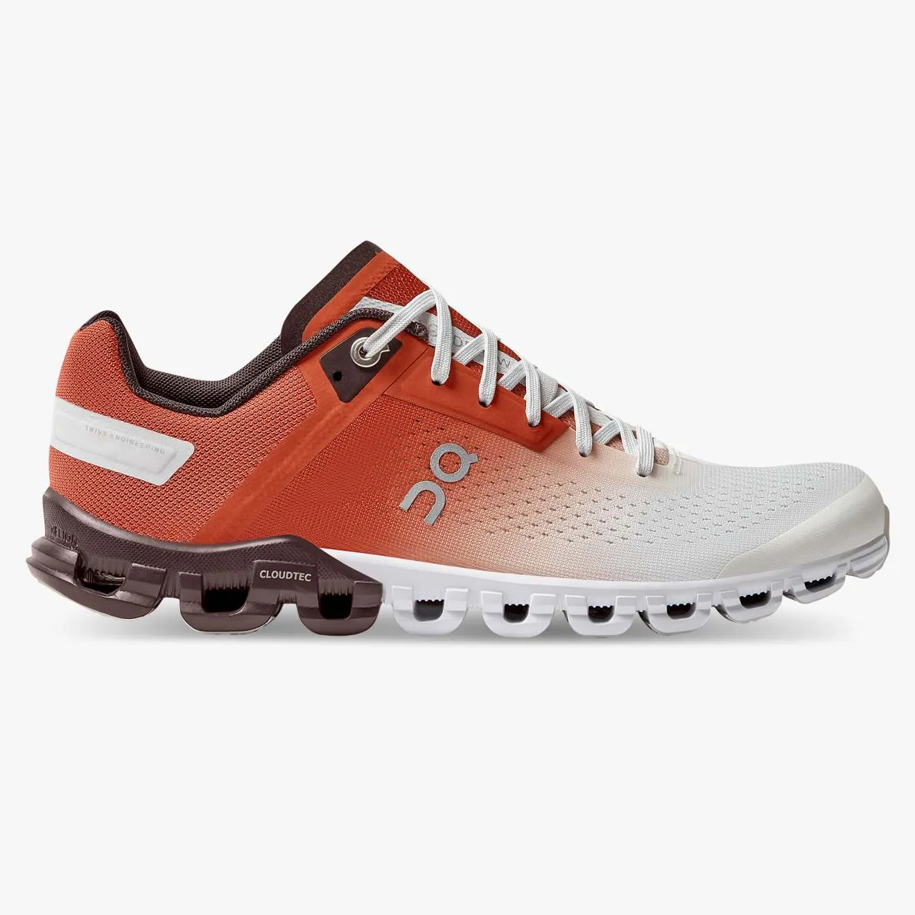 新品未使用　On Cloudflow Rust White 24㎝ ON RUNNING Women's Cloudflow Rust/White