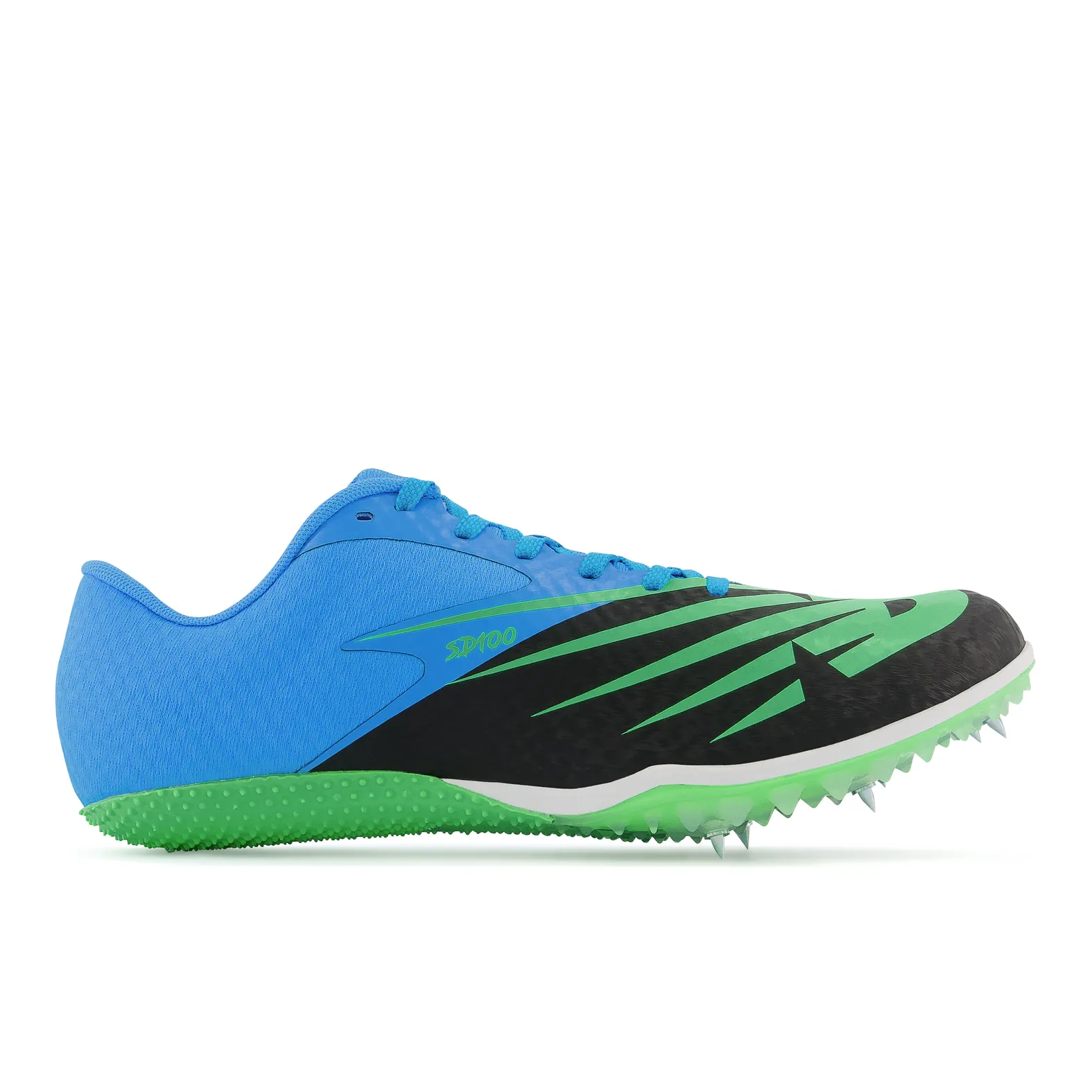 NEW NEW BALANCE men\'s track spike shoes in black/fluorescent green FuelCell SuperComp XC-X - New Balance main image 2