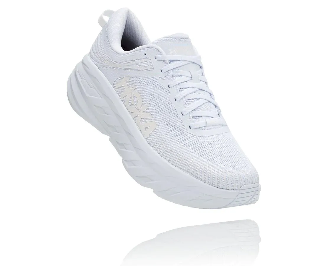 Hoka Women's Bondi 7 WHITE / WHITE
