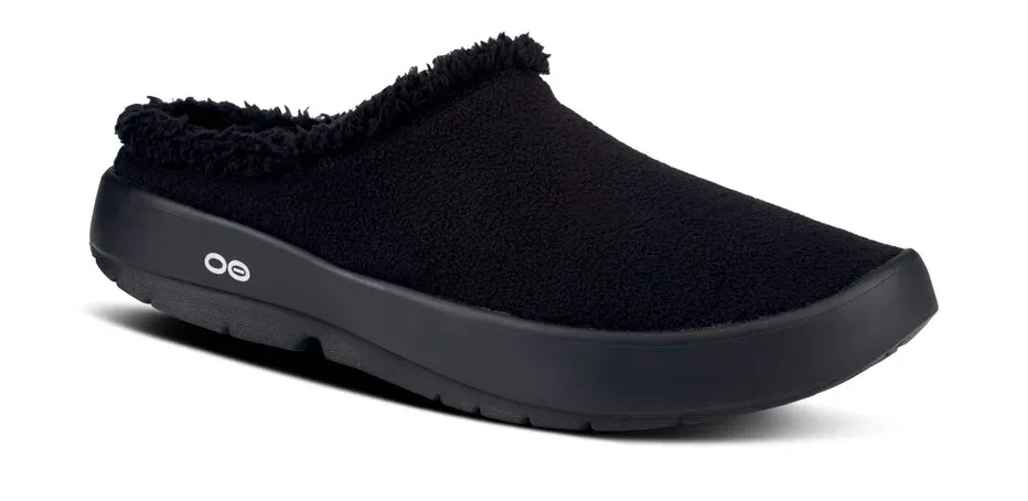 OOFOS Women's OOcoozie Sport Mule Black