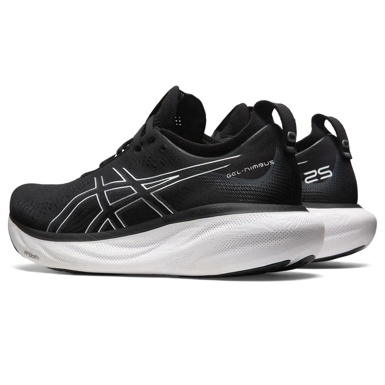 Asics Men's GEL-NIMBUS 25 001 Black/PureSilver