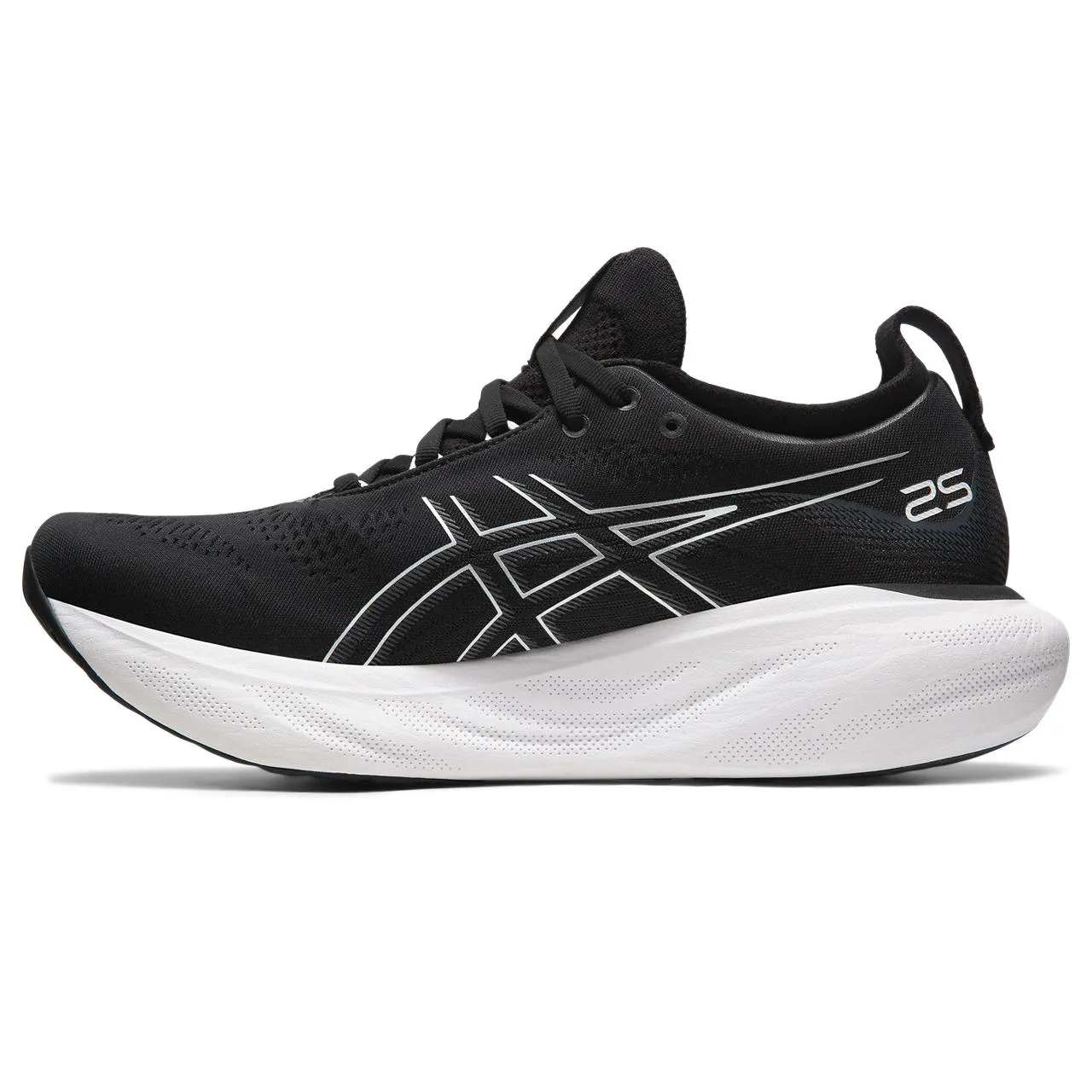 Asics Men's GEL-NIMBUS 25 001 Black/PureSilver