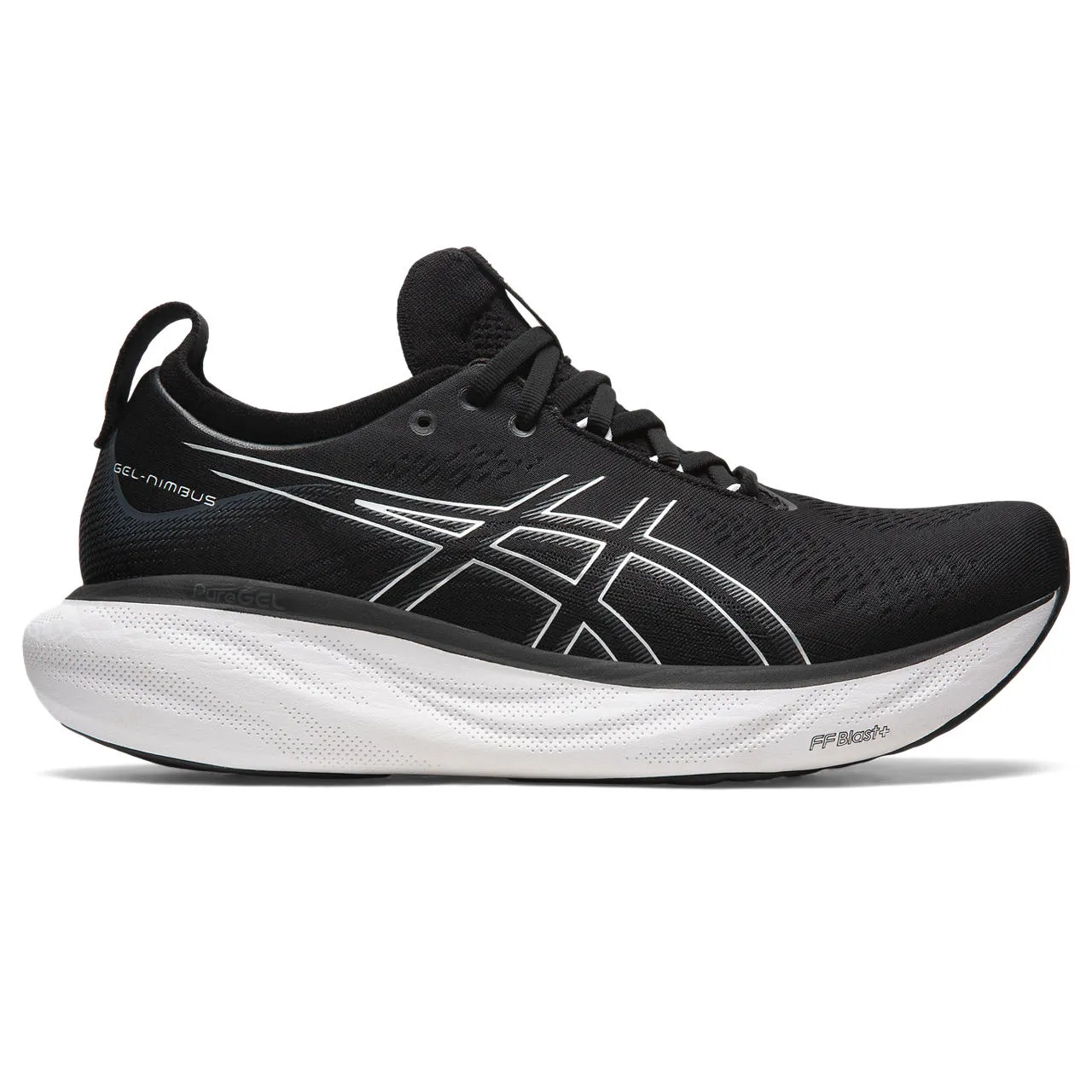 新品/定価以下 GEL-NIMBUS 25 black/black Asics M Gel Nimbus 25 Black/Pure Silver