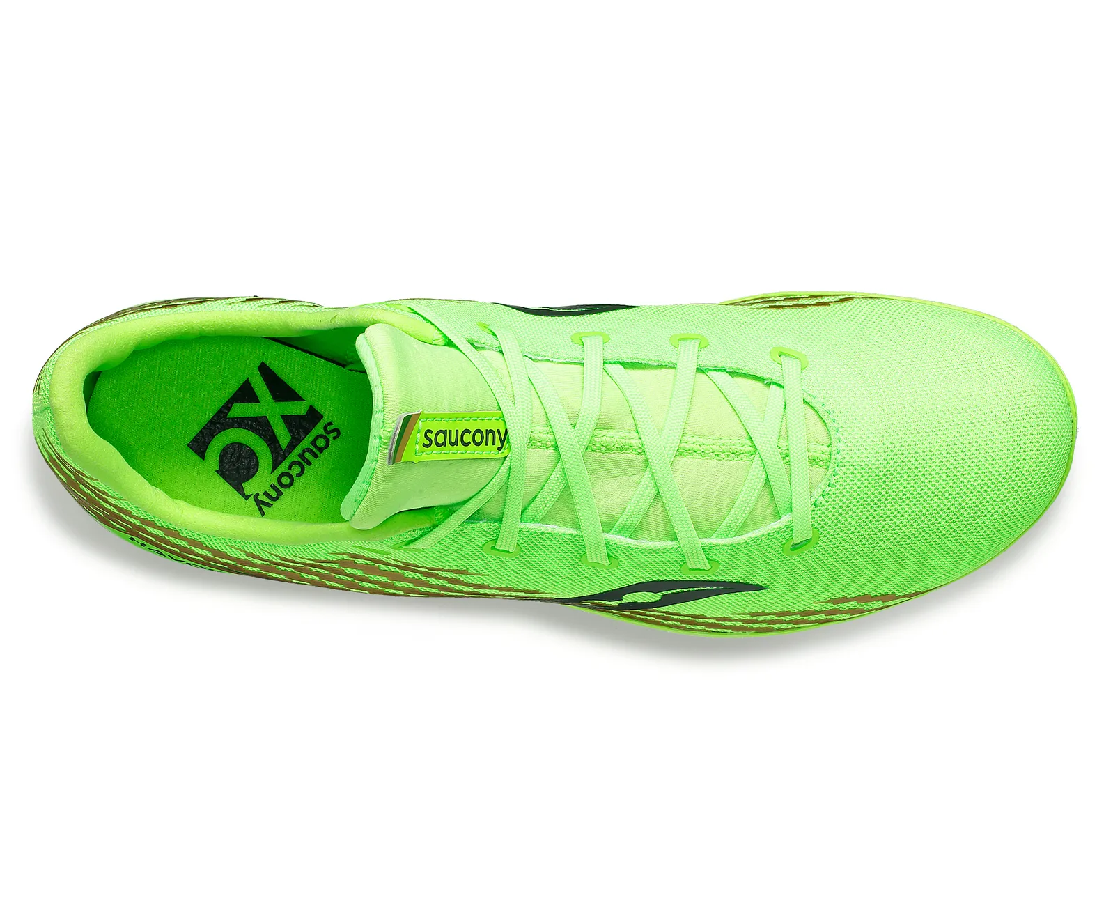 SAUCONY Men's Havok XC 3 Spikes Slime