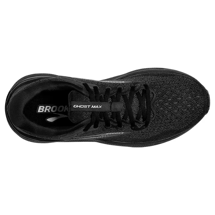 BROOKS Men's Ghost Max BLACK/BLACK/EBONY