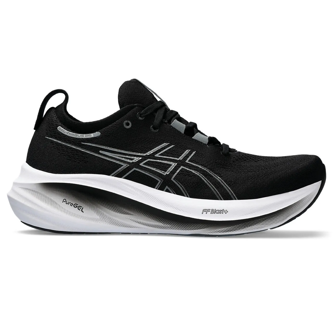 K*o様 アシックス GEL-NIMBUS 26 Asics Men's Gel Nimbus 26 Black/Graphite Grey