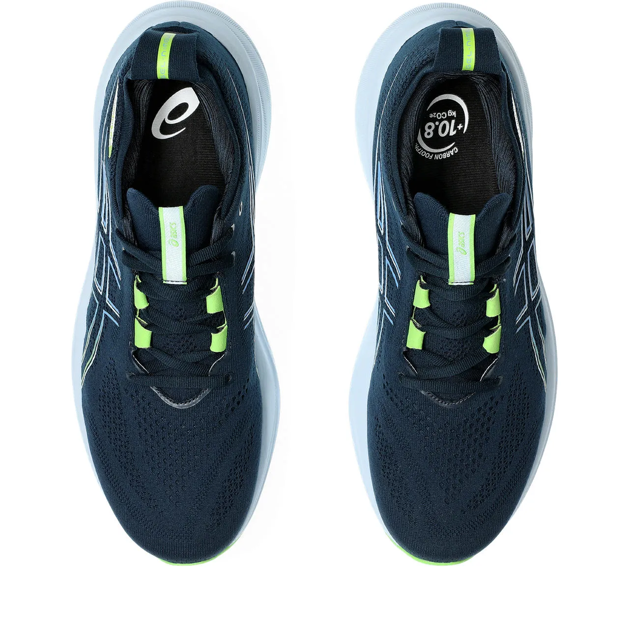 【未使用 27cm】ASICS　 GEL-NIMBUS 26 ネイビー/ライム ASICS MEN'S GEL-NIMBUS 26 French Blue/Electric Lime