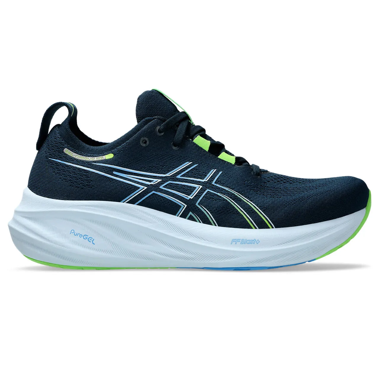 ASICS MEN'S GEL-NIMBUS 26 French Blue/Electric Lime