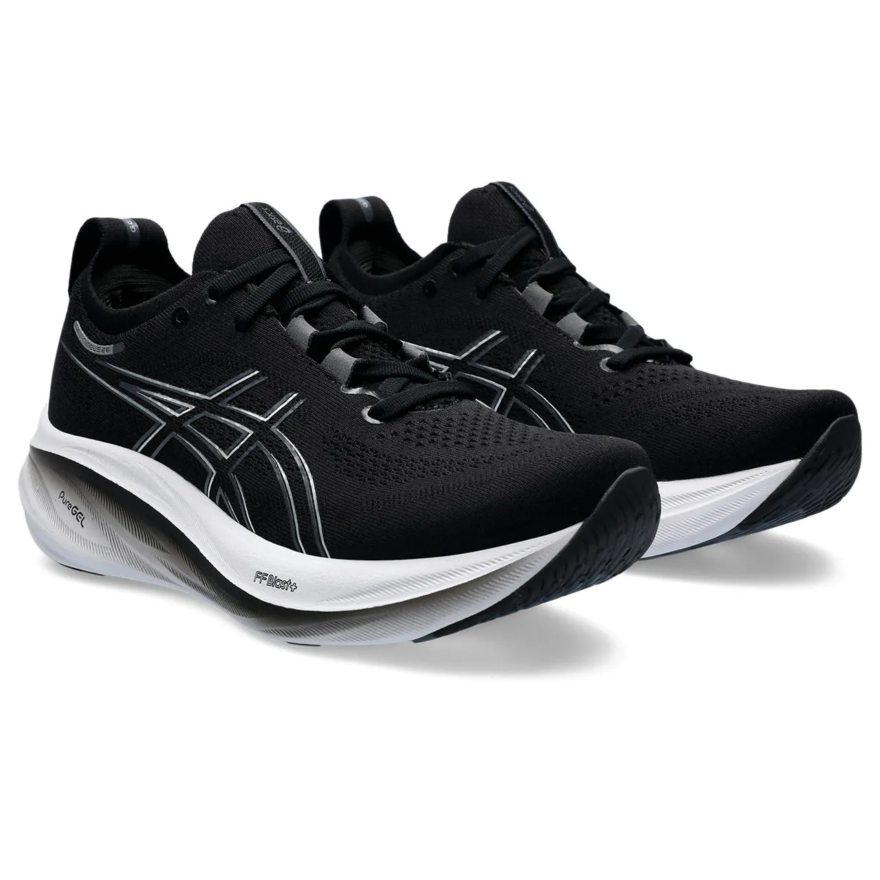 Asics Women's GEL-NIMBUS 26 001 Black/GraphiteGrey
