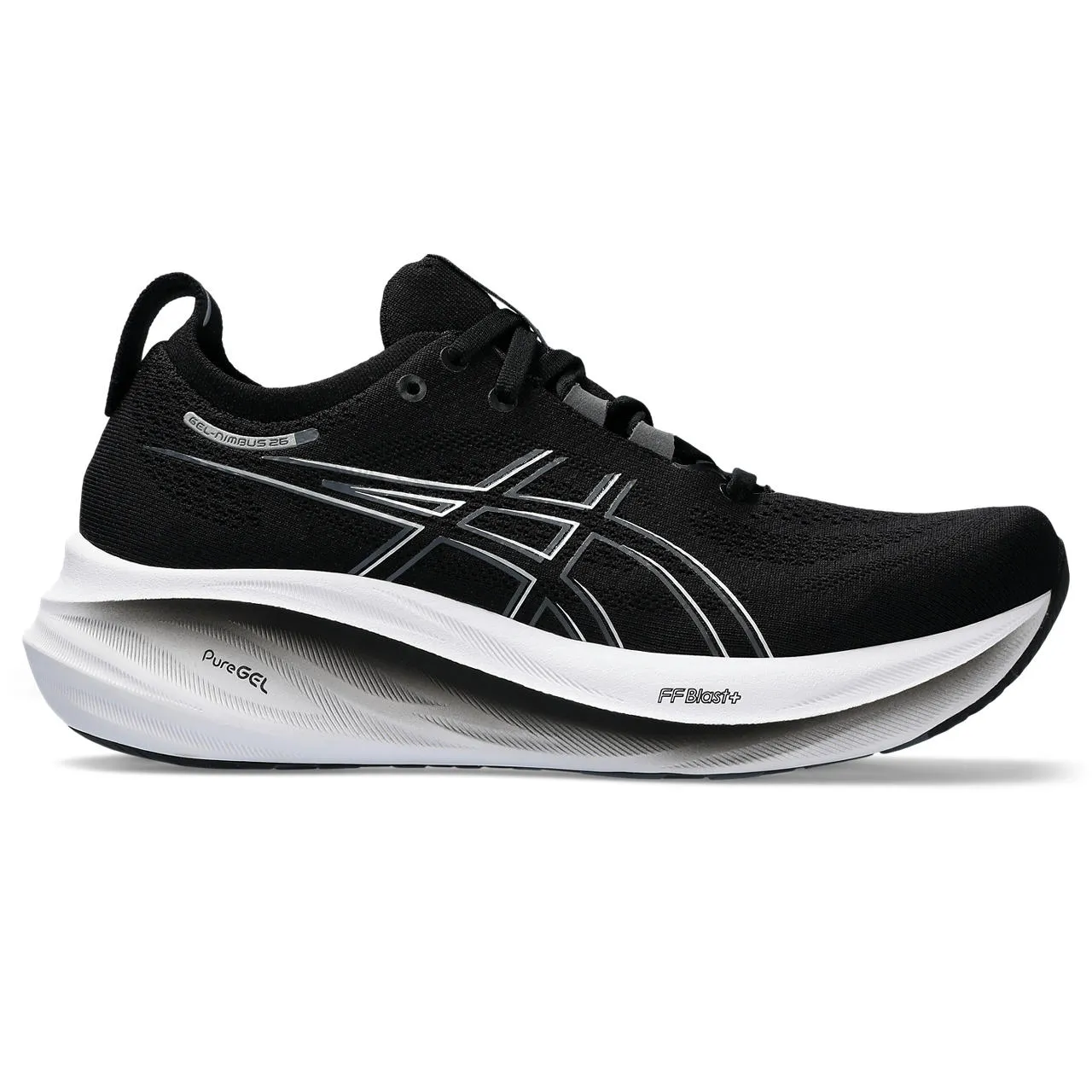 Asics Women's GEL-NIMBUS 26 001 Black/GraphiteGrey