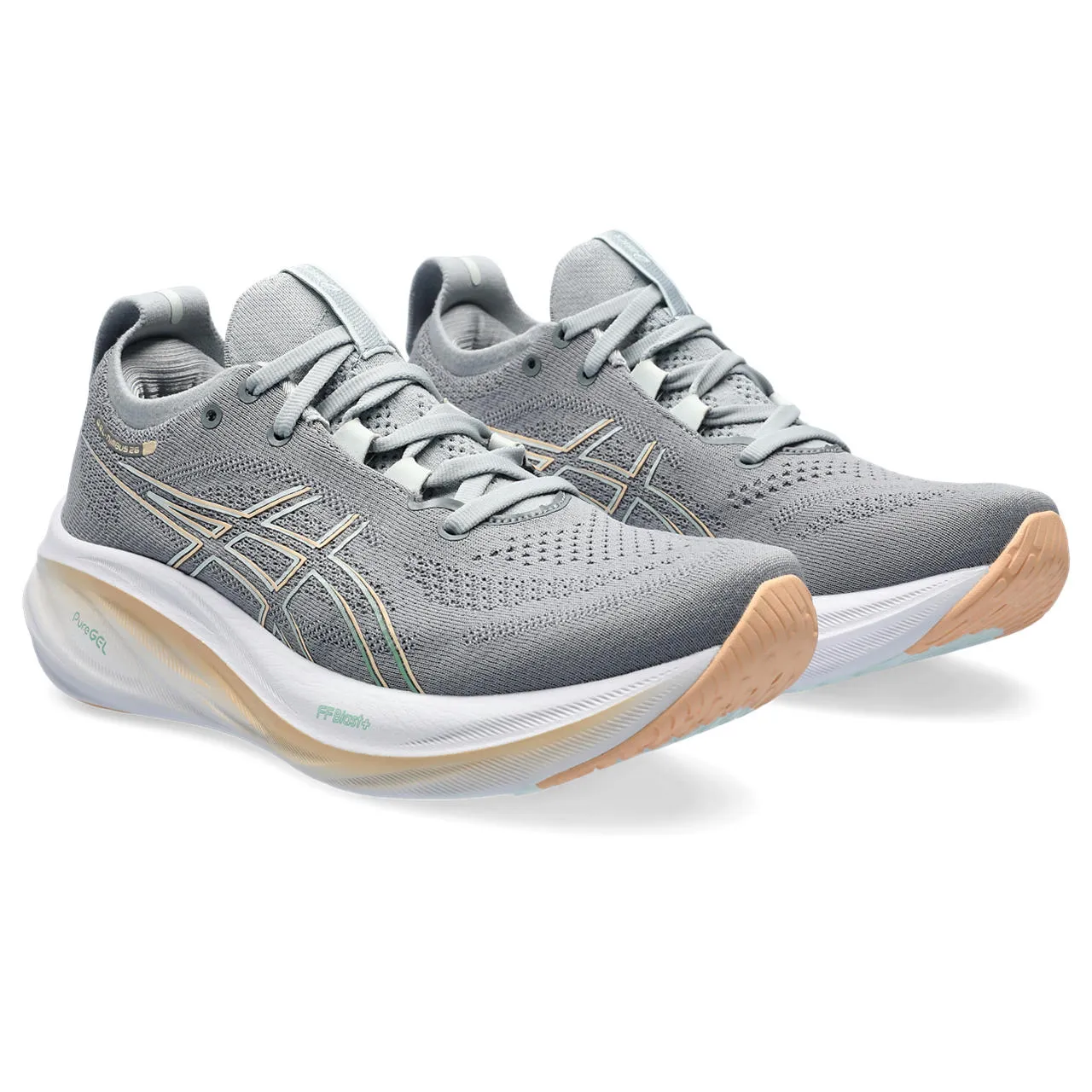 ASICS Women's GEL-NIMBUS 26 Sheetrock/Pale Mint