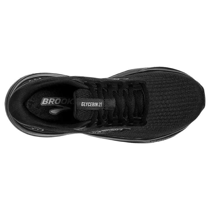 BROOKS Men's Glycerin 21 BLACK/BLACK/EBONY
