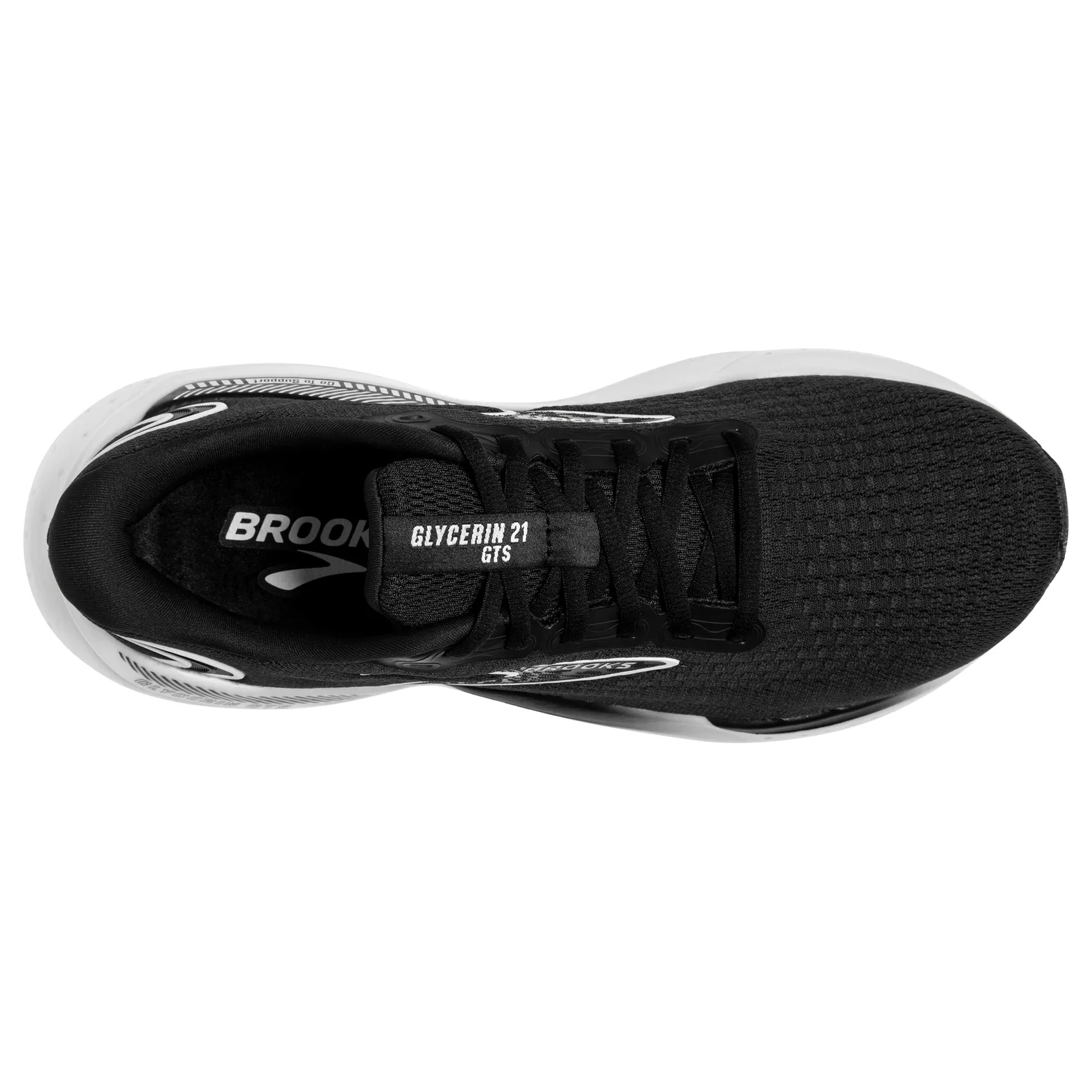 BROOKS Women's Glycerin GTS 21 Black/Gray/White