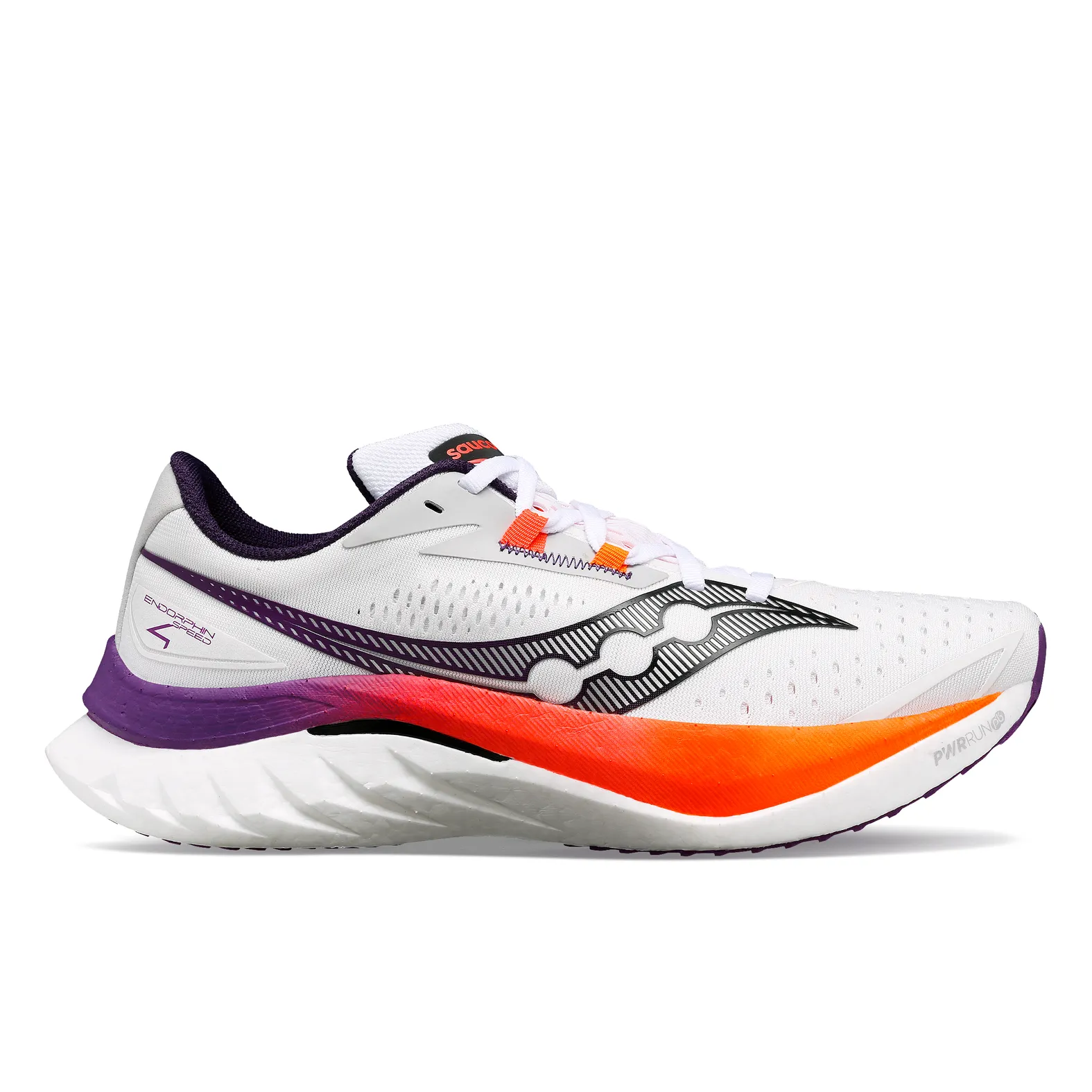 Saucony Men's Endorphin Speed 4 129 White/Viziorange