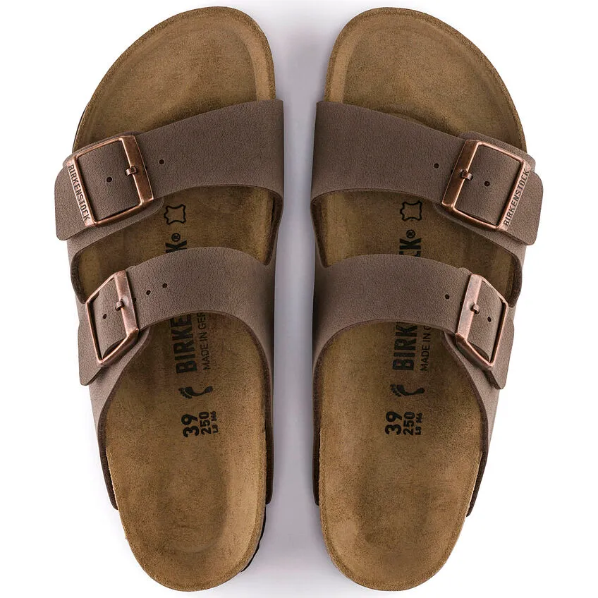 Birkenstock Arizona Birkibuc (Narrow Width) Mocha